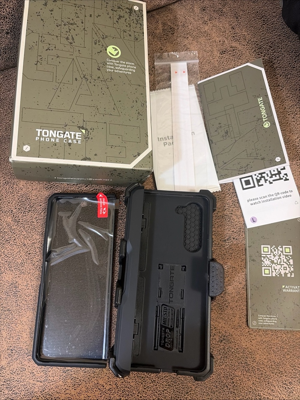TONGATE for Z Fold 5 Case, [with S Pen Slot & Hinge